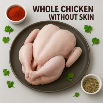 WHOLE CHICKEN WITHOUT SKIN