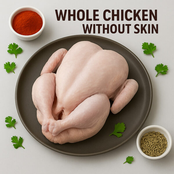 WHOLE CHICKEN WITHOUT SKIN